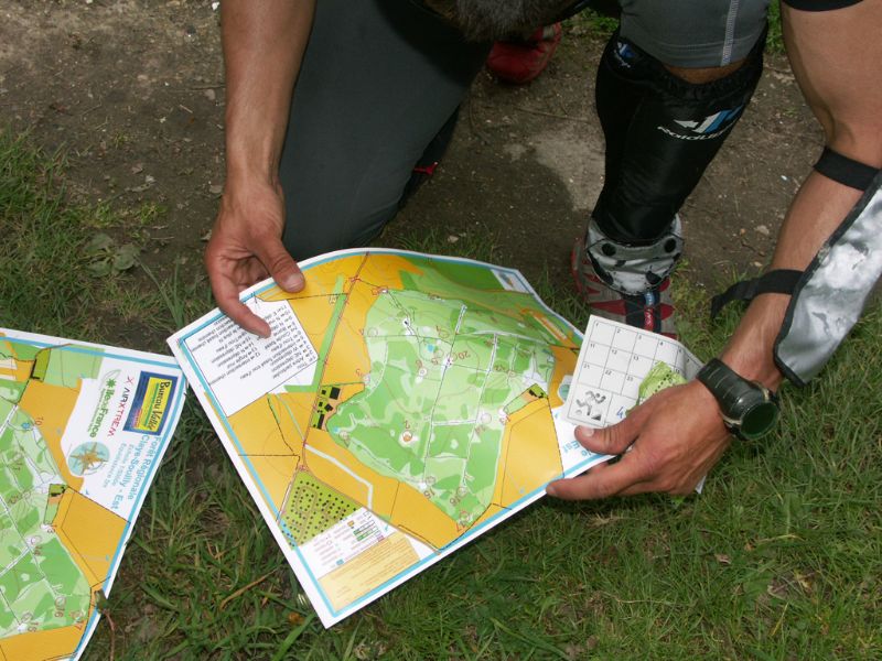 Île de loisirs Paris : carte de course d'orientation sur l'Ile de Loisirs de Jablines-Annet